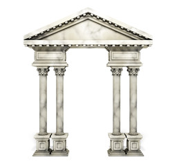Classic Corinthian Column Arch.
