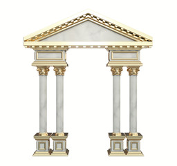 Obraz premium Classic Corinthian Column Arch.