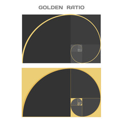 Business Card Template. Golden Ratio. Divine Proportion. Ideal S