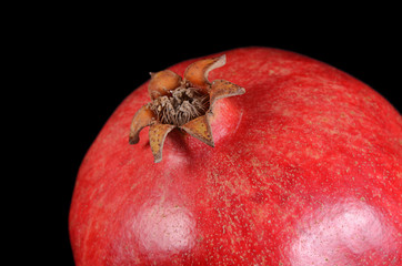 The fresh pomegranate as a background