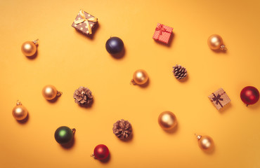 Christmas gifts and baubles