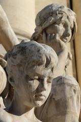Naklejka premium Détail d'une statue du Petit Palais à Paris
