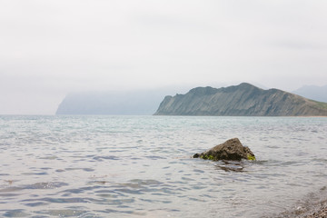 Mountains and sea