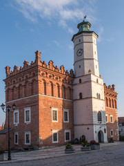 Obraz premium SANDOMIERZ, POLAND - OCTOBER 16:Part of old town on october 16,