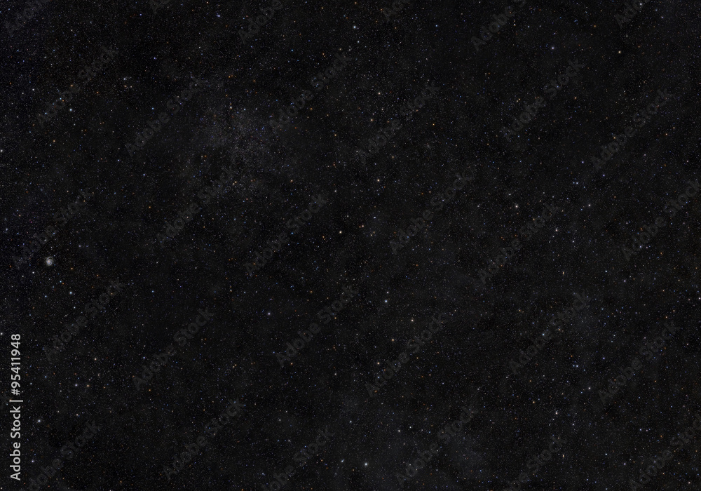 Poster space background with star field. real astronomic high quality pic