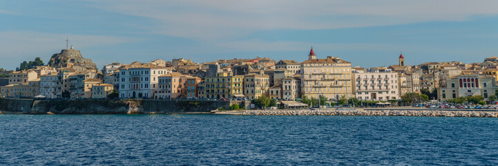 Fototapeta na wymiar Panorama of Corfu City