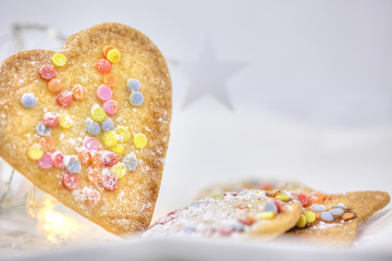 buntes plätzchen, nahaufnahme