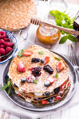 Celebrating Pancake Day with crepes