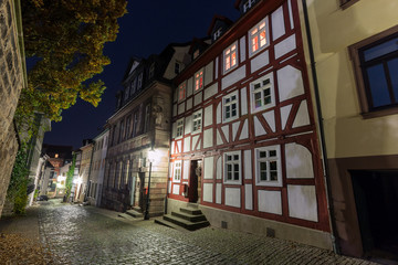 Fototapeta premium stare miasto fulda niemcy wieczorem