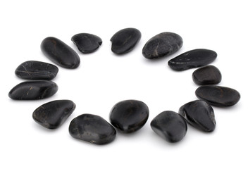 Zen pebbles. Stone spa and healthcare concept.