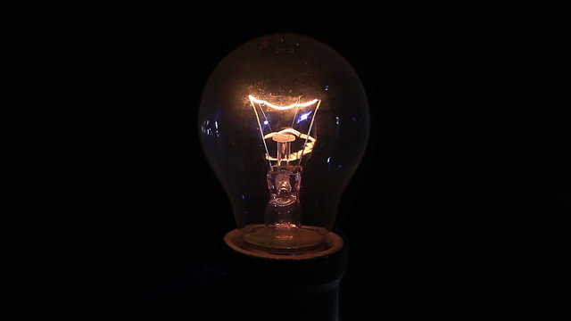 Flickering light bulb