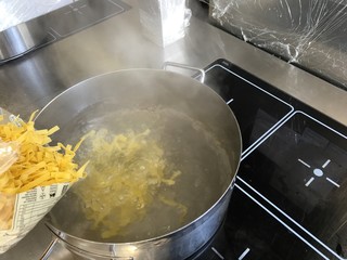 cooking pasta