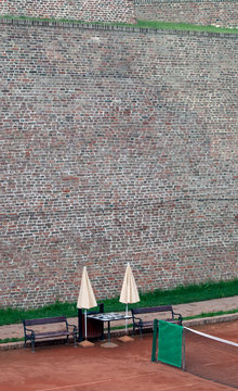 Old tennis court