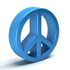 Peace symbol of love, hippie from the 60's