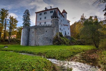 Obraz premium Castle Sneznik in Slovenia