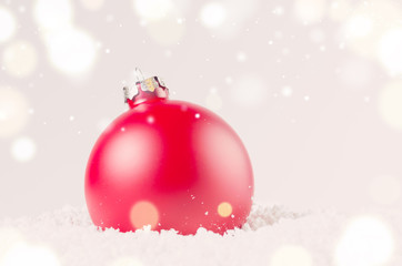 Fototapeta na wymiar decorative christmas ball