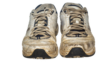 Old Shoes - A pair old old shoes. Concepts can range from age, comfort, experience, dirty, odor, sports and more.