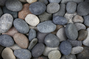 Sea pebbles background