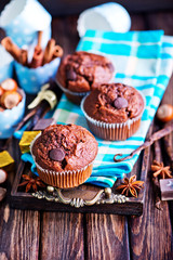 chocolate muffins