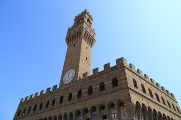 Fototapeta premium The Old Palace (Palazzo Vecchio or Palazzo della Signoria), Florence ,Italy