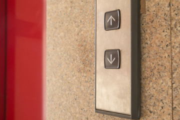 Passenger lift mechanism and control buttons of hotel