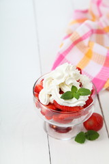 Strawberries and cream