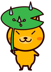 傘をさす動物シリーズ