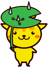傘をさす動物シリーズ