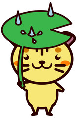 傘をさす動物シリーズ
