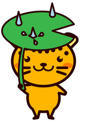 傘をさす動物シリーズ