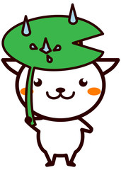 傘をさす動物シリーズ