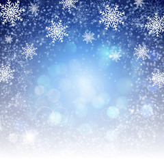 Christmas background with snowflakes