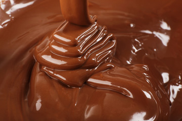 Chocolate as background