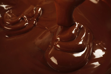 Chocolate as background
