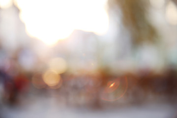 Fototapeta premium Blur abstract city background