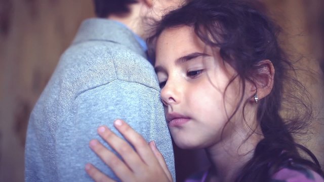 teen girl says goodbye to the sadness of parting boy love
