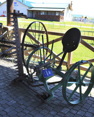 Mower for two horses in Peasant Museum