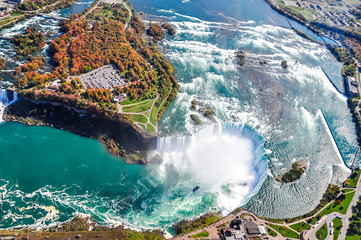 Niagara Falls aerial view Canada