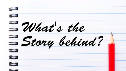 What's the Story behind?