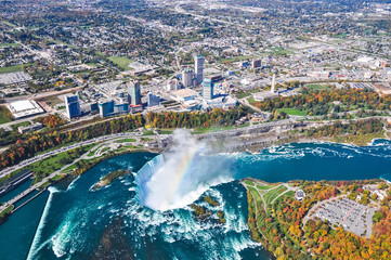 Niagara Falls aerial view Canada