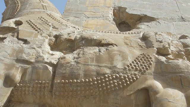 Persepolis Lamassu statues