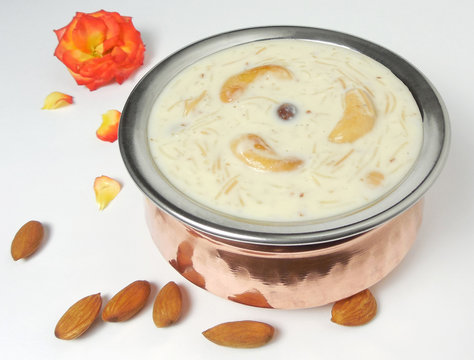 Vermicelli or semiya payasam, an Indian sweet dish, especially made on the days of festivals like Diwali.
