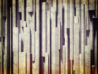 geometric 3d wall