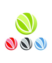 elegant corporate sphere logo template