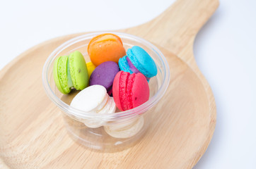 Colorful mini macaron