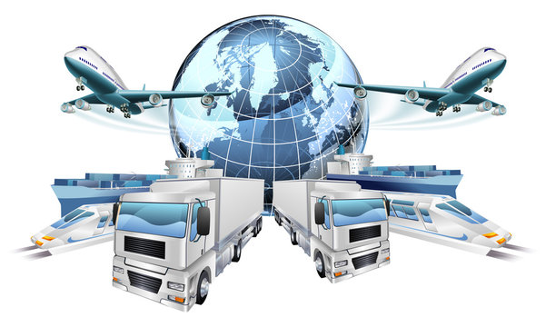 Logistics Transport Concept
