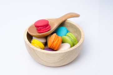 Colorful mini macaron