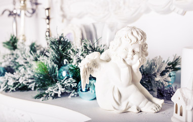 Christmas angel figurine 