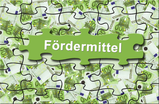 F&ouml;rderung 11 / Geldschein-Puzzle "F&ouml;rdermittel"