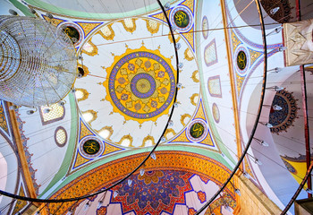 Interior of a turkish mosque